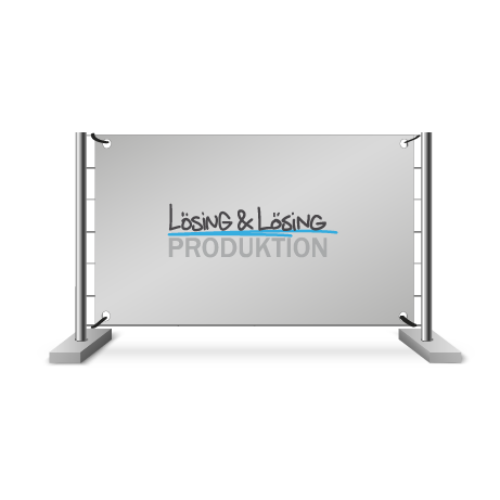 Bauzaunbanner | B 340 cm x H 173 cm | einseitig bedruckt