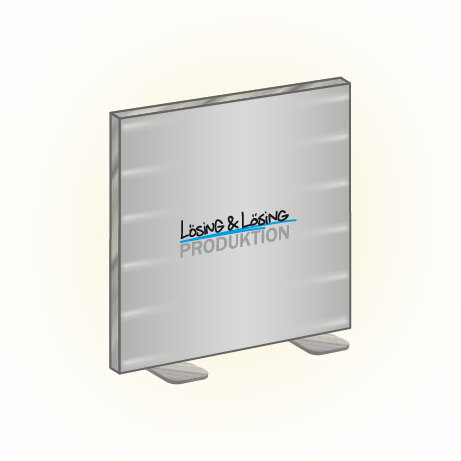 Textilspannrahmen LED freistehend | B 200 cm x H 200,5 cm | bedruckt